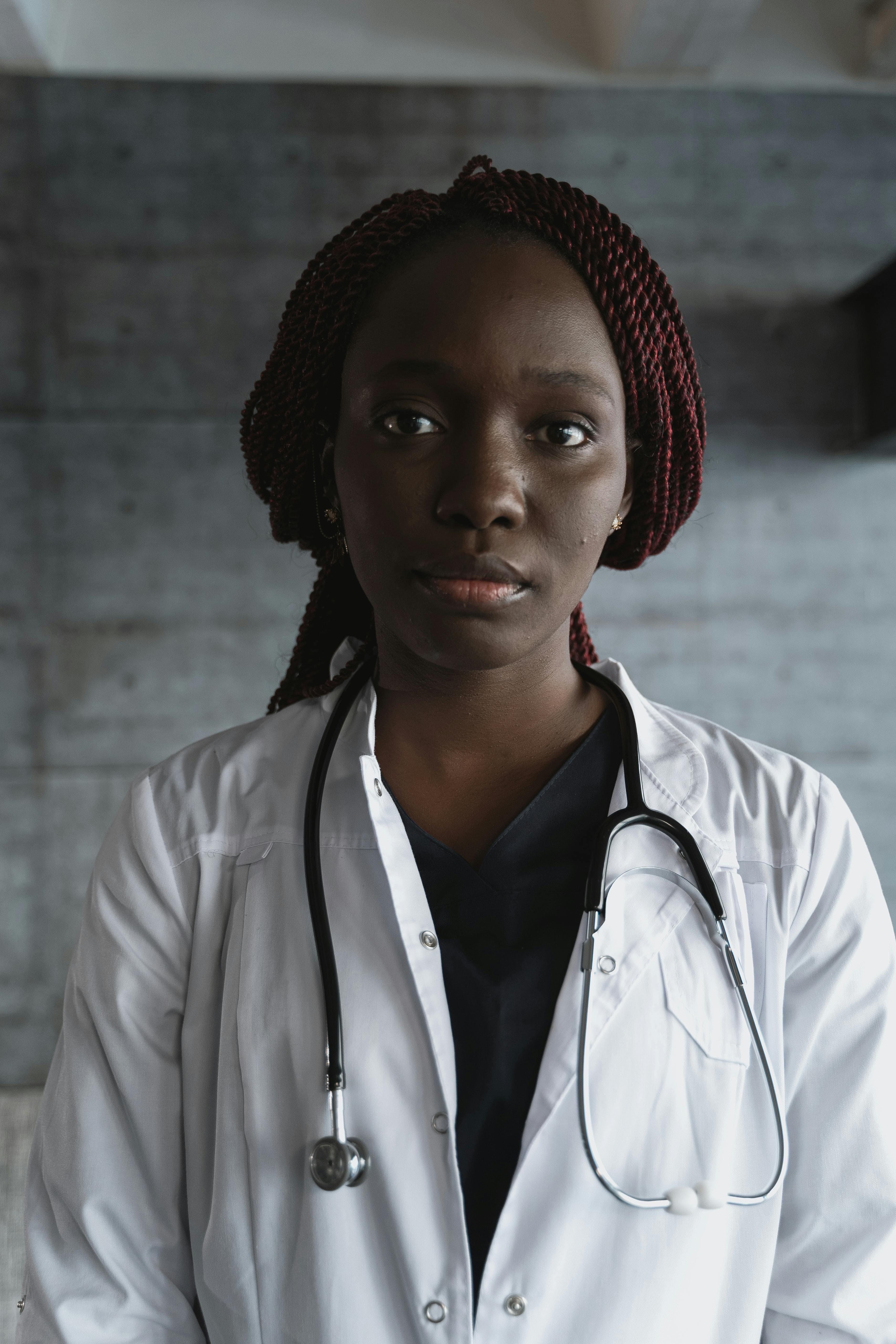 Doctor scanning QR code